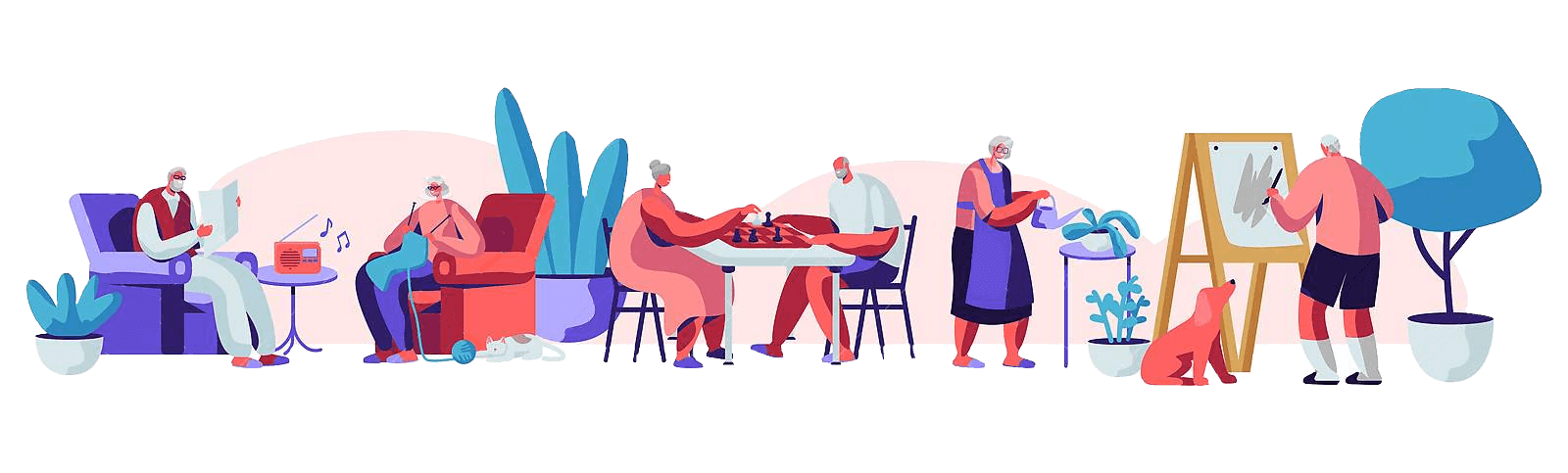 Footer illustration
